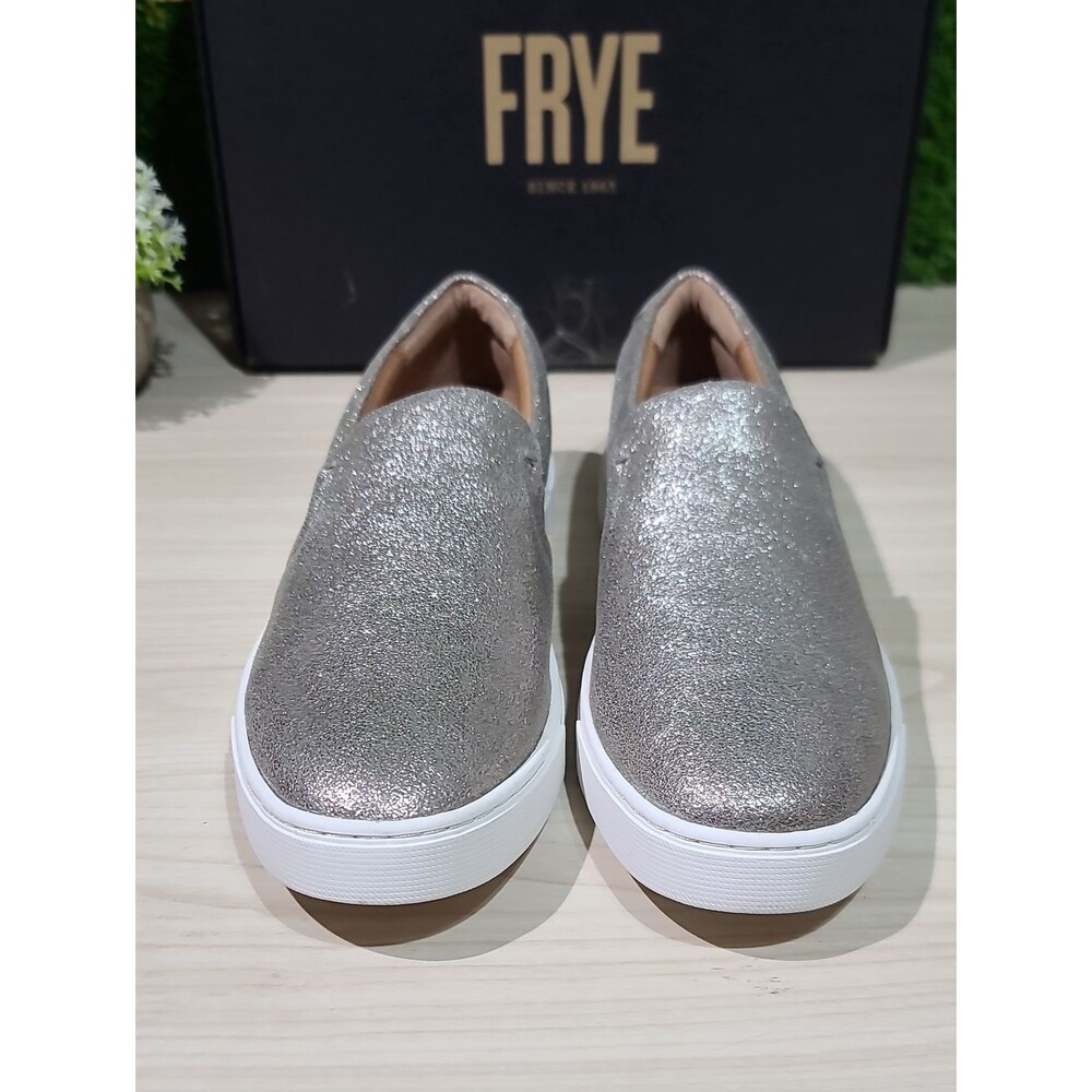 Frye Ivy Slip On / Pewter US Women's 9 M New - Picture 3 of 9